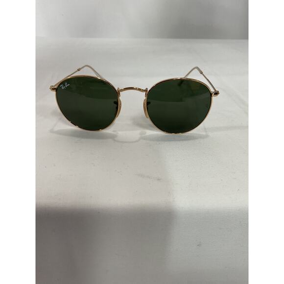 Ray-Ban Round Metal Green Sunglasses Size OS - Picture 2 of 4
